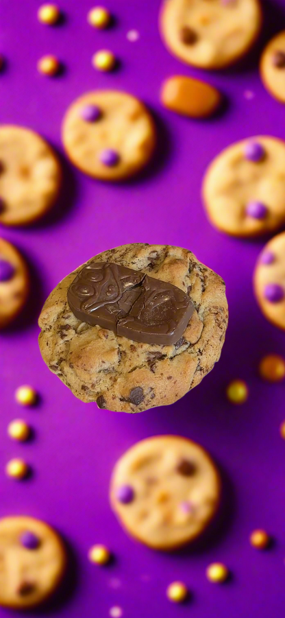 Sticky Caramel Freddo Cookie